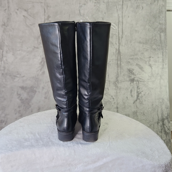 Arizona Dakota Boots Womens Size 7.5 Black Tall Calf Length Boots - Picture 4 of 13